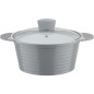 Faitout fonte d'aluminium - GSW - BOLERO - 28 cm - Induction - Gris / Blanc Faitout fonte d'aluminium - GSW - BOLERO - 28 cm - Induction - Gris / Blanc