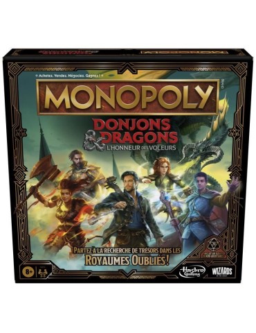 Monopoly D&D le film - Jeu de société - Donjons & Dragons
