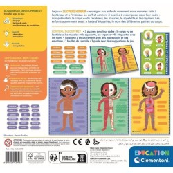 Montessori - Clementoni - Le Corps Humain - Jeu éducatif pour apprend