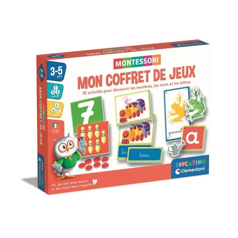 CLEMENTONI - Mon coffret de jeux - Montessori CLEMENTONI - Mon coffret de jeux - Montessori