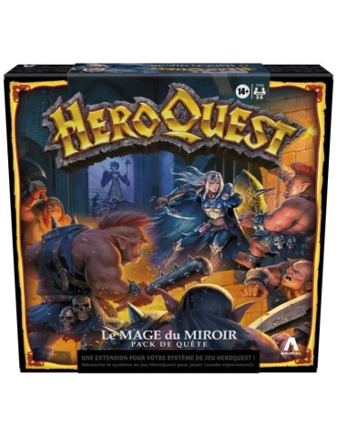 HeroQuest Pack de quete Le mage du miroir - jeu de rôle - jeu de plateau - systeme de jeu HeroQuest requis - Avalon Hill