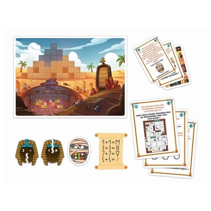 Clementoni - Escape Game voyage dans le temps - 3 aventures - Dés 8 ans Clementoni - Escape Game voyage dans le temps - 3 aventures - Dés 8 ans