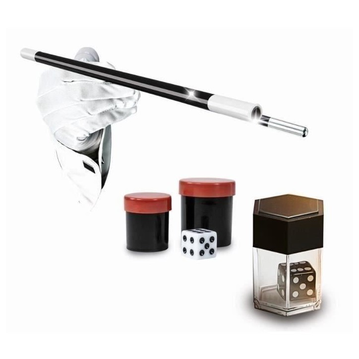 Clementoni - Coffret des dés magiques - 20 tours - Dés 7 ans Clementoni - Coffret des dés magiques - 20 tours - Dés 7 ans
