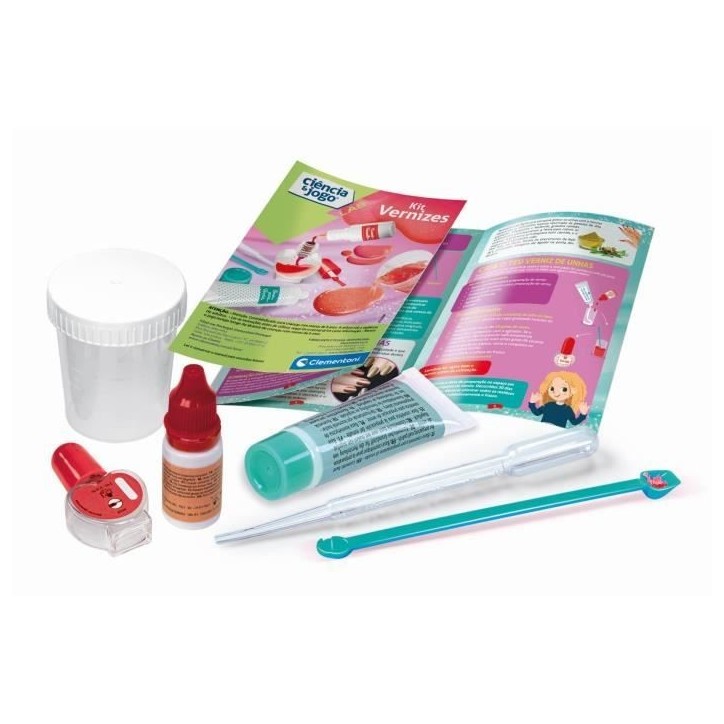 Clementoni - Sciences et Jeu - Mini Labo des ongles - Crée ton propre vernis a ongles - Des 8 ans Clementoni - Sciences et Jeu - Mini Labo des ongles - Crée ton propre vernis a ongles - Des 8 ans