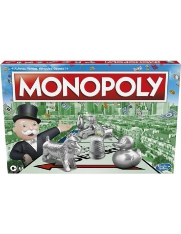 Monopoly Classique - Jeu pour la famille et les enfants - 2 a 6 joueurs - des 8 ans