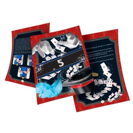 Calendrier de l'Avent Magicien, Theme Magie & Illusions, 24 tours différents, Inclus manuel illustré, CLEMENTONI 52855, Des 7