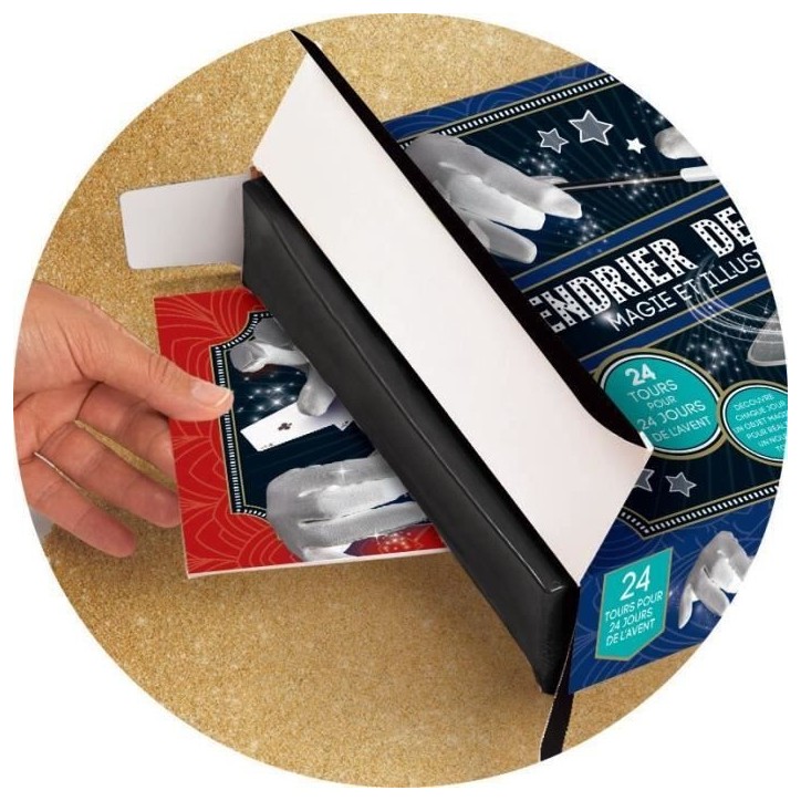 Calendrier de l'Avent Magicien, Theme Magie & Illusions, 24 tours différents, Inclus manuel illustré, CLEMENTONI 52855, Des 7 Calendrier de l'Avent Magicien, Theme Magie & Illusions, 24 tours différents, Inclus manuel illustré, CLEMENTONI 52855, Des 7