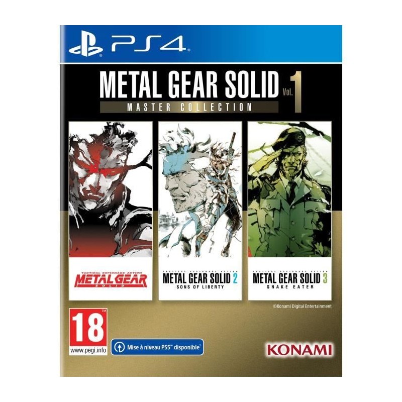Metal Gear Solid Master Collection Vol. 1 - Jeu PS4 Metal Gear Solid Master Collection Vol. 1 - Jeu PS4