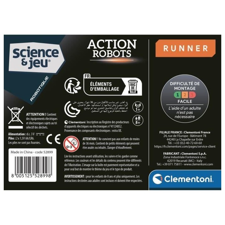 CLEMENTONI - Action Robot - Runner CLEMENTONI - Action Robot - Runner