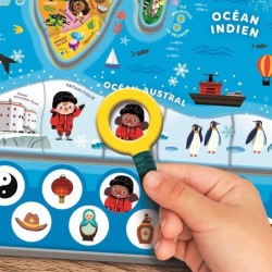 CLEMENTONI - Puzzle magnétique du monde