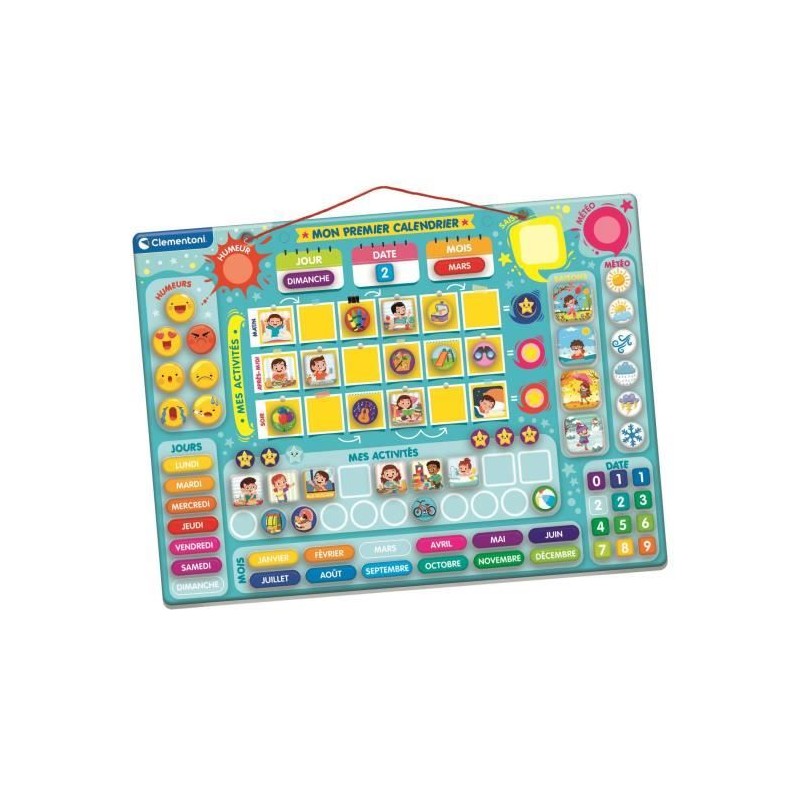 CLEMENTONI - Mon premier calendrier magnétique CLEMENTONI - Mon premier calendrier magnétique