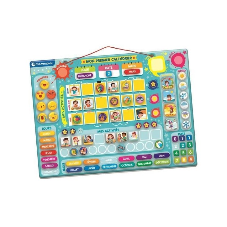 CLEMENTONI - Mon premier calendrier magnétique CLEMENTONI - Mon premier calendrier magnétique