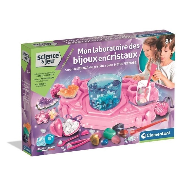 CLEMENTONI - Le laboratoire des bijoux en cristaux CLEMENTONI - Le laboratoire des bijoux en cristaux
