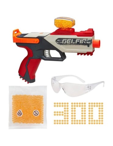 Blaster a ressort Nerf Pro Gelfire Legion - NERF - 300 billes hydratées et lunettes de protection