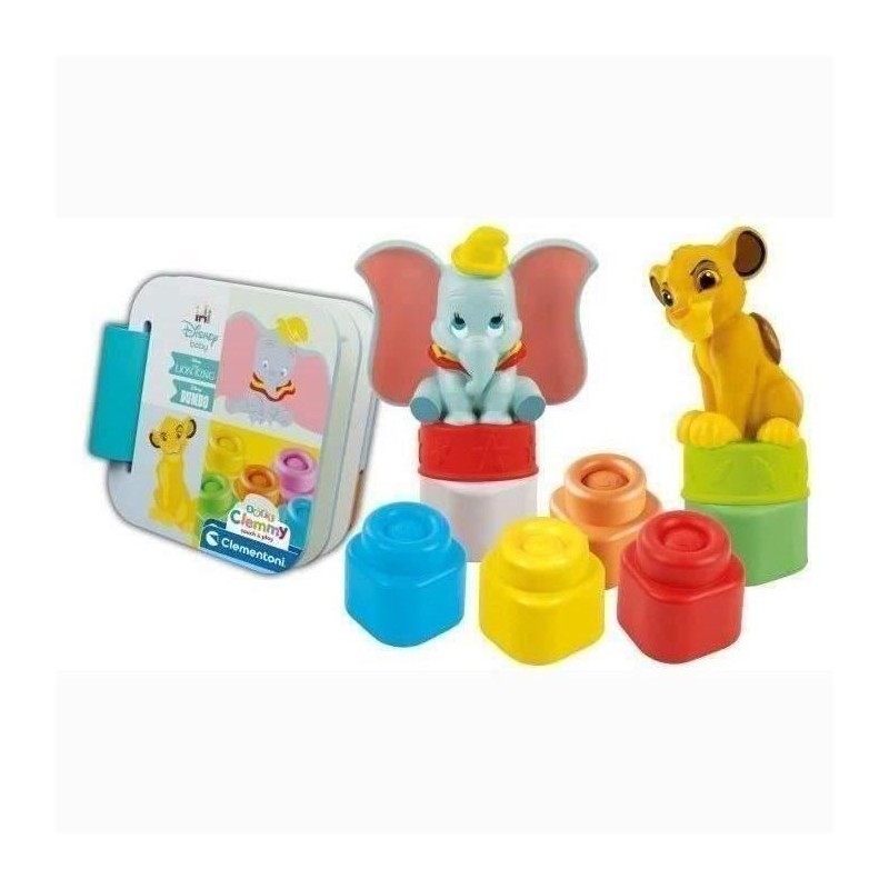 Coffret Disney Classics Clemmy - Disney Baby - Clementoni - 6 cubes - Coffret Disney Classics Clemmy - Disney Baby - Clementoni - 6 cubes -
