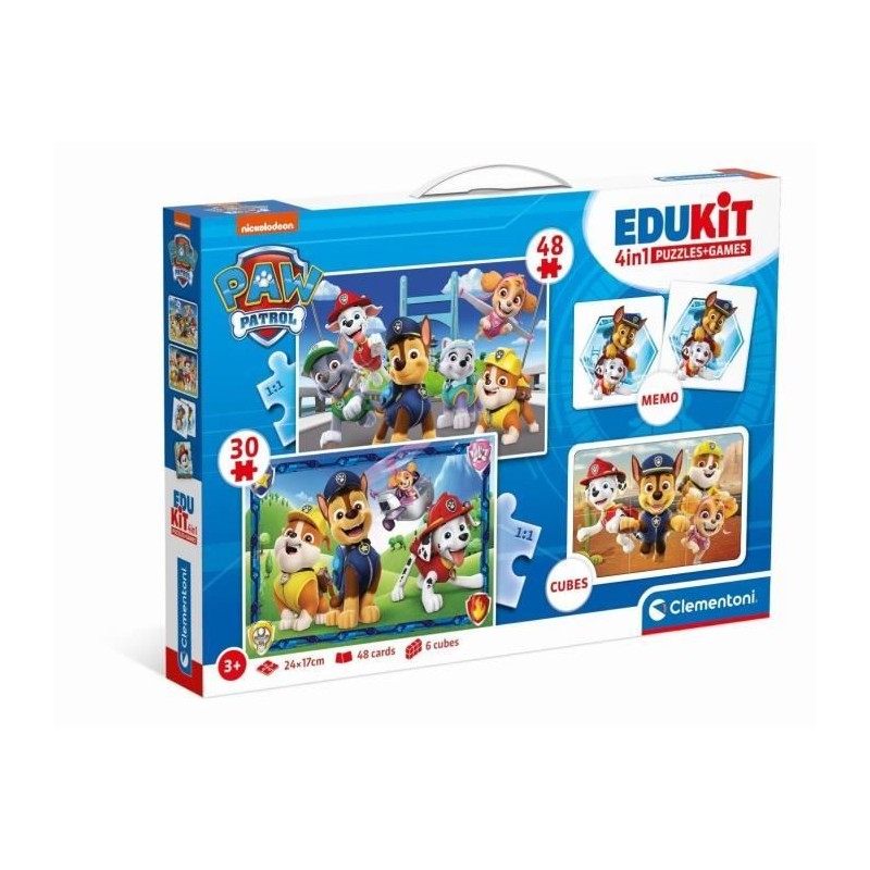 Clementoni - Edukit - Pat'Patrouille - Coffret d'activités préscolai Clementoni - Edukit - Pat'Patrouille - Coffret d'activités préscolai