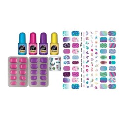 Clementoni - Kit manucure phosphorescents pour enfant - Vernis, faux o