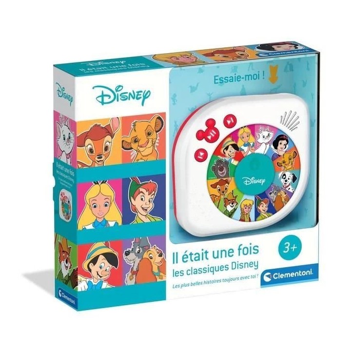 Conteur d'histoire Disney - Clementoni - Les grands classiques Disney pour enfants - Garantie 2 ans