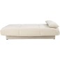 Banquette clic-clac CLEM - 3 places - Tissu en velours côtelé - Beige - Densité 20kg/m3 - 190 x 90 x 92 cm - Fabriqué au Por