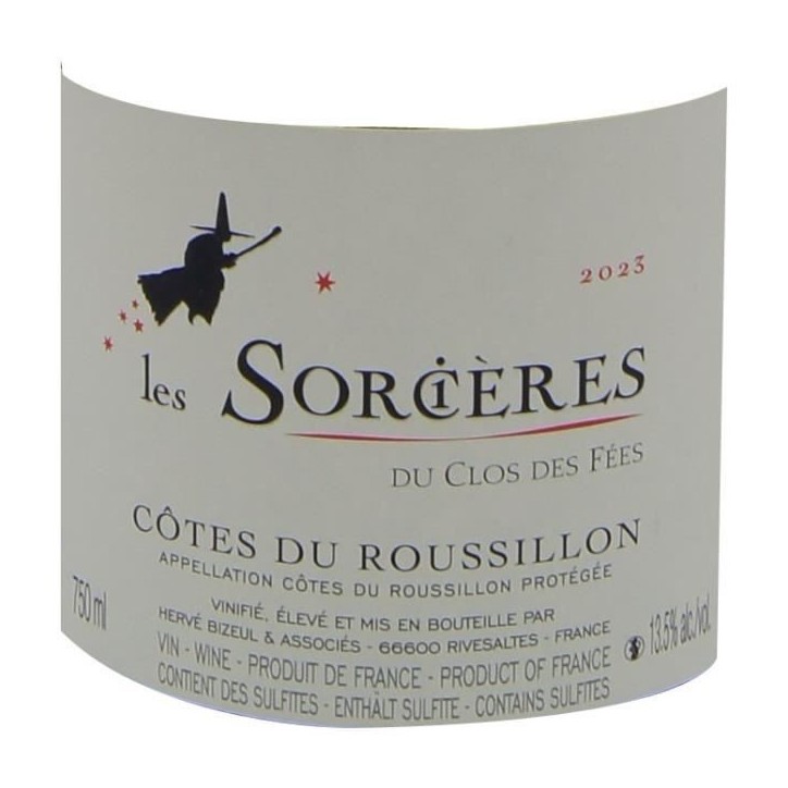 Domaine du Clos des Fées Cuvée Les Sorcieres 2024 Côtes du Roussillon - Vin rouge de Languedoc-Roussillon