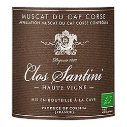 Clos Santini Muscat du Cap Corse - Vin blanc de Corse - Bio 2024