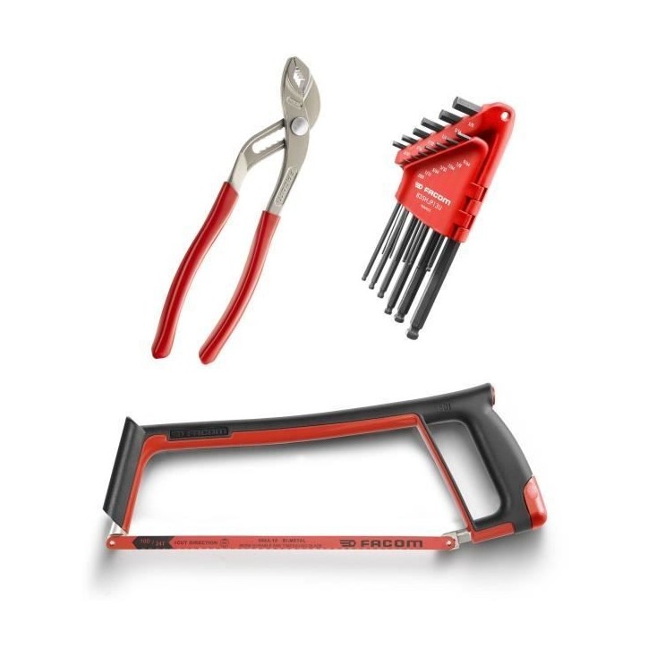 Caisse a outils FACOM + 22 outils - 5 Tournevis Protwist + 6 Clés mixtes OVG + 9 Clés mâles + Scie métaux + Pince - BP.P20AC Caisse a outils FACOM + 22 outils - 5 Tournevis Protwist + 6 Clés mixtes OVG + 9 Clés mâles + Scie métaux + Pince - BP.P20AC