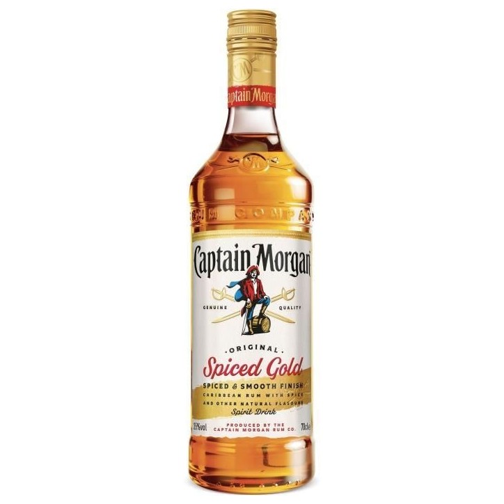 CAPTAIN MORGAN Spiced Gold - Rhum - 35,00% Vol. - 70 cl