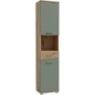 Colonne de salle de bain - Chene artisan / Vert sauge - 2 portes - 40,2 x 28,9 x 183,6 cm Colonne de salle de bain - Chene artisan / Vert sauge - 2 portes - 40,2 x 28,9 x 183,6 cm