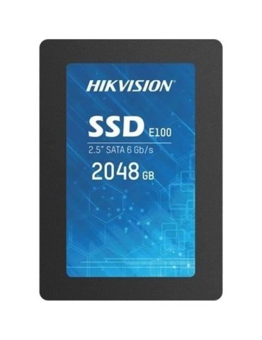 SSD Interne - HIKVISION - 2.5 2048 Go E100 SATA 3.0 3D NAND 520MB/s - 560MB/s 960TB (HS-SSD-E100/2048G)
