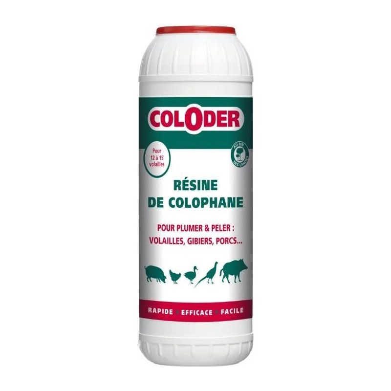 SANITERPEN COLODER - Résine de colophane 600 g - S'utilise pour le pl SANITERPEN COLODER - Résine de colophane 600 g - S'utilise pour le pl