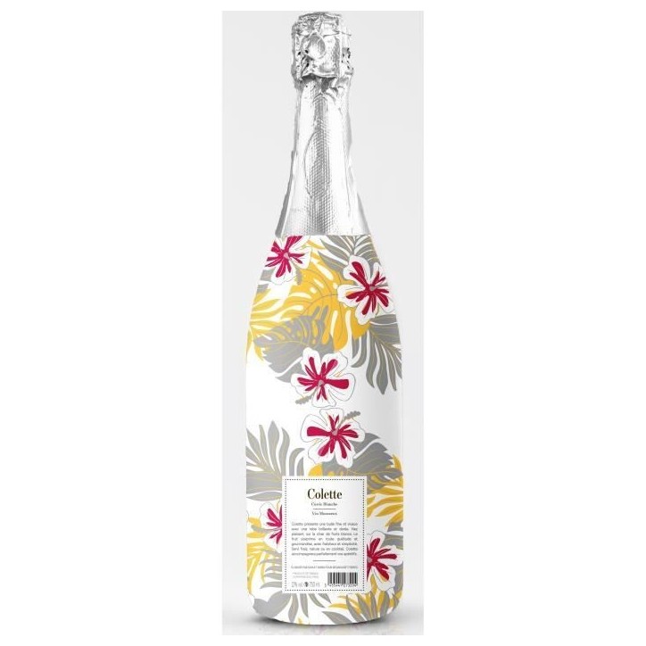 Colette Hibiscus Cocktail a base de Vin Mousseux