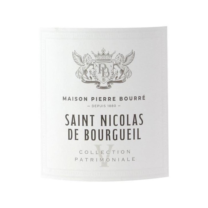 Maison Pierre Bourré Collection Patrimoniale Saint Nicolas de Bourgueil - Vin rouge de Loire