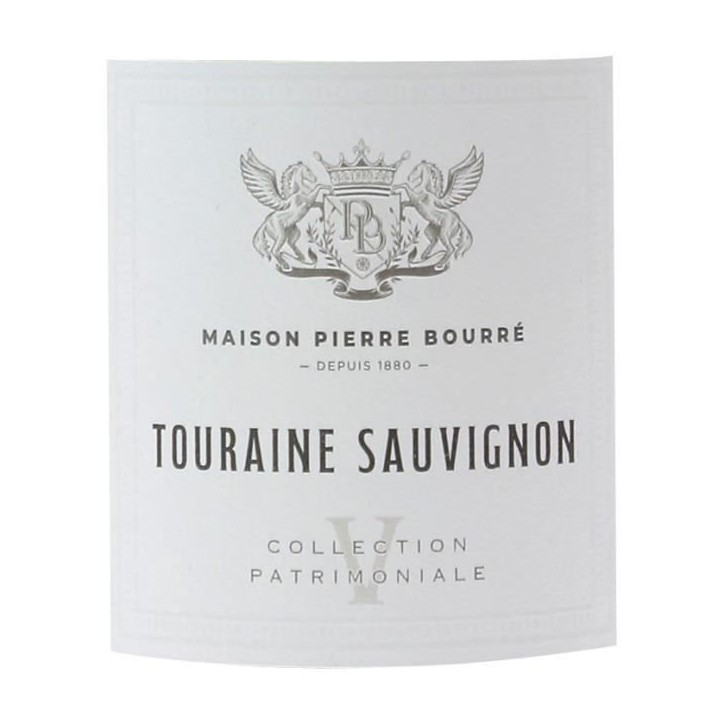 Maison Pierre Bourré Collection Patrimoniale Touraine Sauvignon - Vin blanc de Loire
