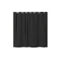 Dressing ARTIC avec rideau - L 198 x H 203 cm - 2 colonnes + 2 penderies + 2 tiroirs - Chene Jackson et noir Dressing ARTIC avec rideau - L 198 x H 203 cm - 2 colonnes + 2 penderies + 2 tiroirs - Chene Jackson et noir