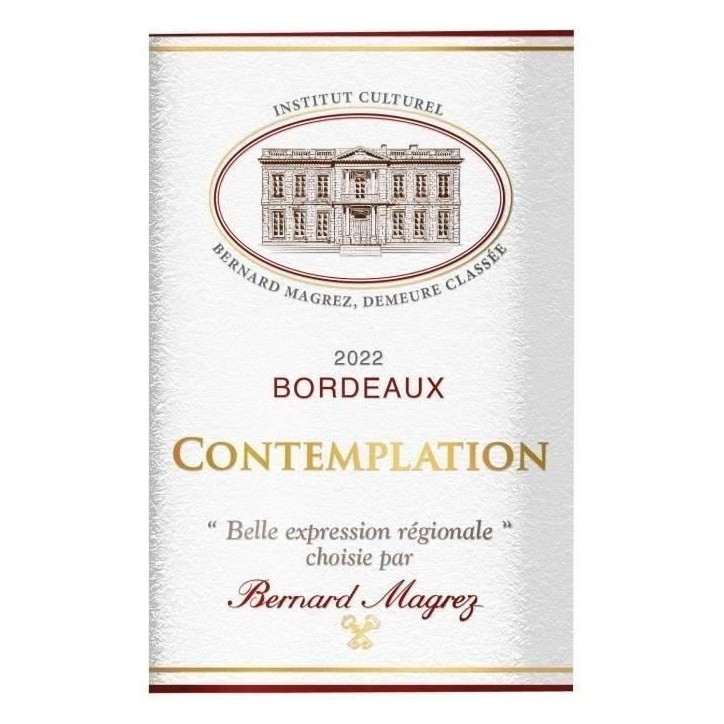 Contemplation 2024 Bordeaux - Vin rouge de Bordeaux