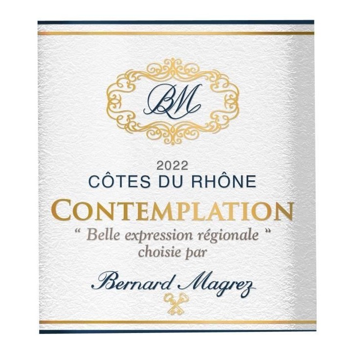 Contemplation 2022 Côtes du Rhône - Vin rouge de la Vallée du Rhône