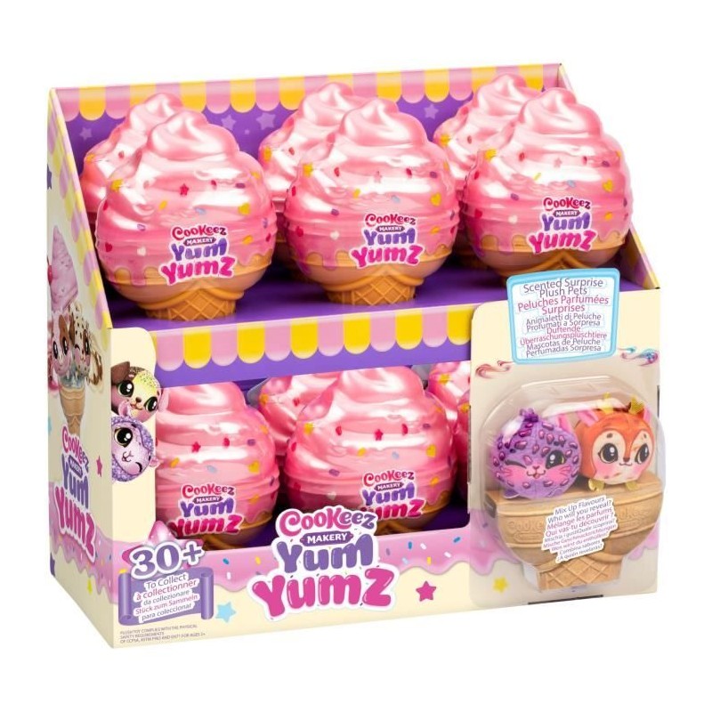 Animaux en peluche - COOKEEZ MAKERY - Yum Yumz Double Glace - Modele a Animaux en peluche - COOKEEZ MAKERY - Yum Yumz Double Glace - Modele a