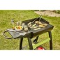 COOK'IN GARDEN Barbecue charbon de bois TONINO 50 - L 102xl71xH 90cm - Surface de cuisson : 42x41,5 cm - Noir