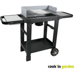COOK'IN GARDEN Barbecue au charbon de bois EASY 60 - L 134 x l 48 x H