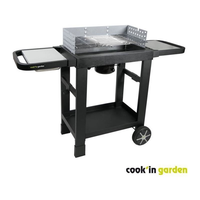 COOK'IN GARDEN Barbecue au charbon de bois EASY 60 - L 134 x l 48 x H COOK'IN GARDEN Barbecue au charbon de bois EASY 60 - L 134 x l 48 x H