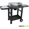 COOK'IN GARDEN Barbecue au charbon de bois EASY 60 - L 134 x l 48 x H