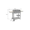 COOK IN GARDEN Barbecue gaz FLAVO 60 SC - L 138×l 59×H 105 cm - Surf