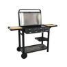 COOK'IN GARDEN Barbecue gaz FLAVO 76SC sur chariot - 4 feux - 10 kW -