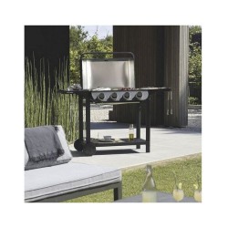 COOK'IN GARDEN Barbecue gaz FLAVO 76SC sur chariot - 4 feux - 10 kW -