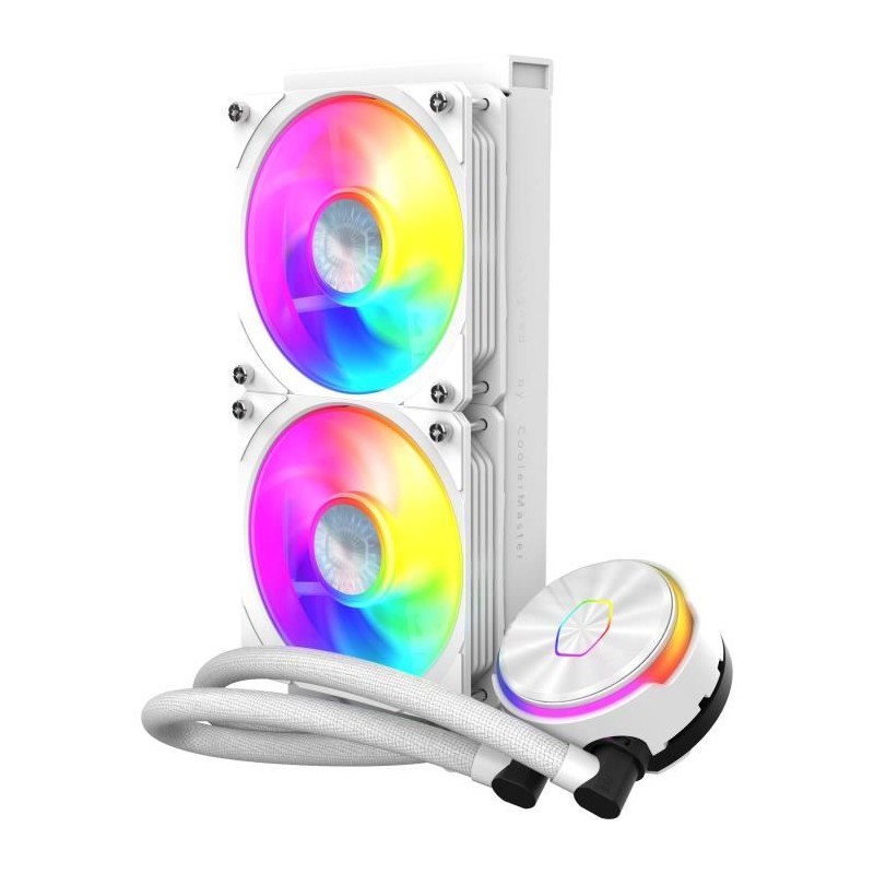 COOLER MASTER - MasterLiquid PL240 Flux White - Refroidissement liquid COOLER MASTER - MasterLiquid PL240 Flux White - Refroidissement liquid
