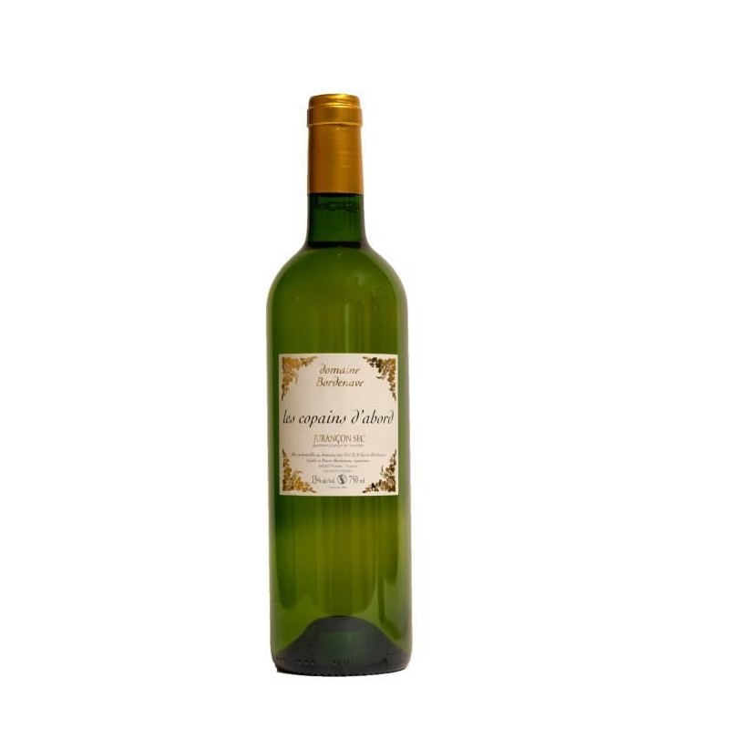 Domaine Bordenave Les Copains d'Abord 2017 Jurançon - Vin blanc du Su Domaine Bordenave Les Copains d'Abord 2017 Jurançon - Vin blanc du Su