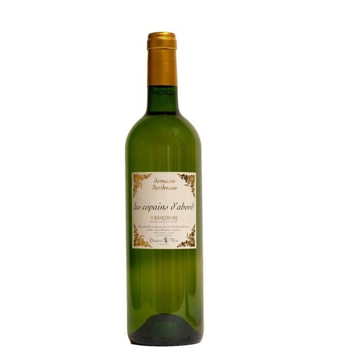 Domaine Bordenave Les Copains d'Abord 2017 Jurançon - Vin blanc du Sud-Ouest