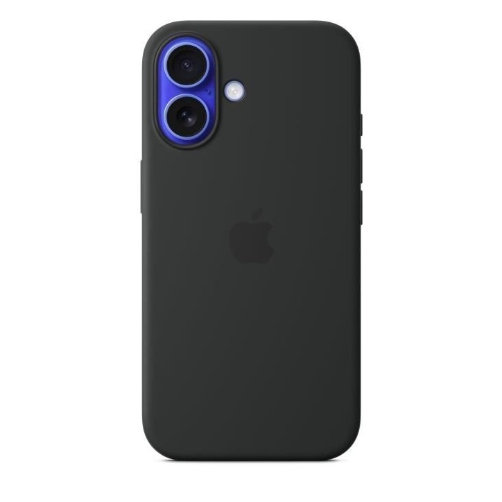 APPLE iPhone 16 - Coque en silicone avec MagSafe - Black
