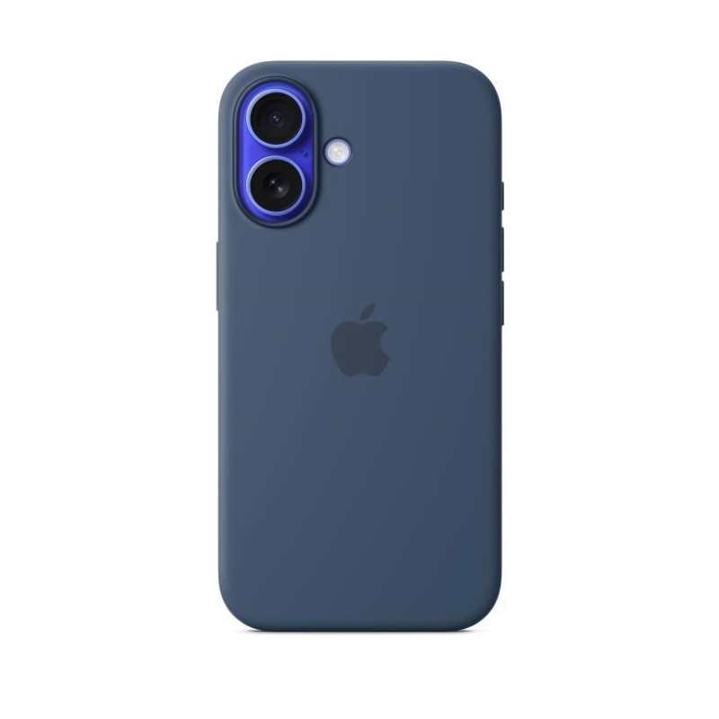 APPLE iPhone 16 - Coque en silicone avec MagSafe - Denim