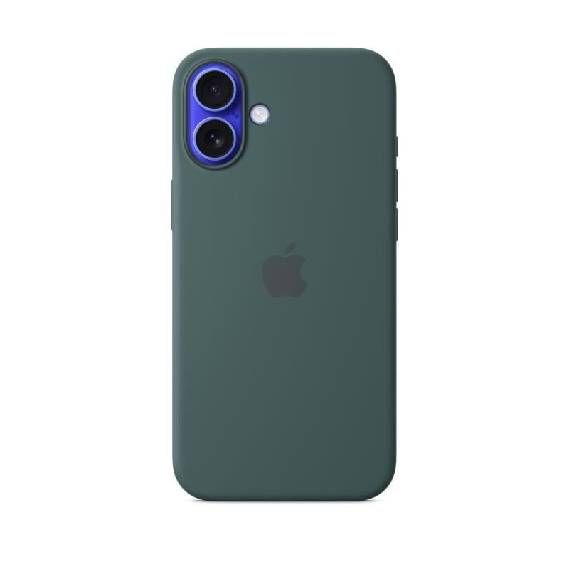 APPLE iPhone 16 Plus - Coque en silicone avec MagSafe - Lake Green APPLE iPhone 16 Plus - Coque en silicone avec MagSafe - Lake Green